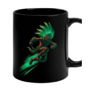 taza guerrero del mictlán – edición mística prehispánica